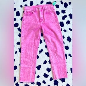 Bright pink Gap jeans NWT